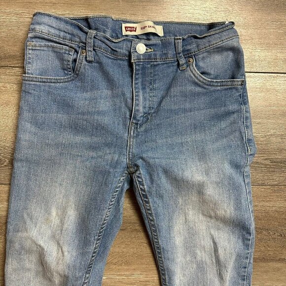 Levis 510 Jeans Mens 29x29 Blue Medium Wash Denim Skinny Fit Stretch - Picture 4 of 7